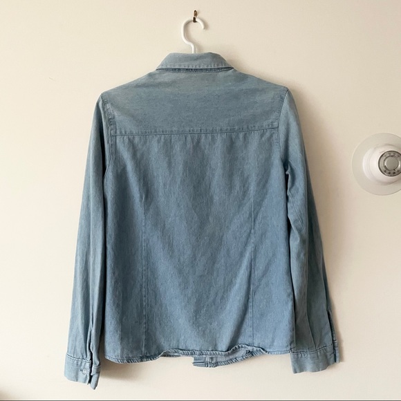 💙 Vintage Denim Long Sleeve Top - Picture 2 of 12